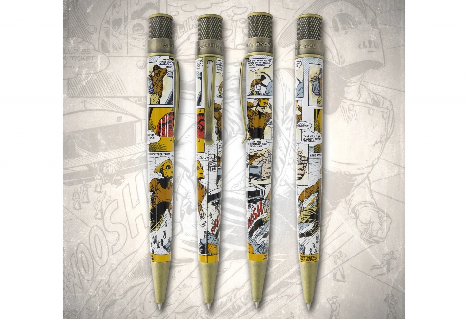 Retro 51 Okkto Rocketeer First Flight Tornado Rollerball Pen, Full Color - Image 2