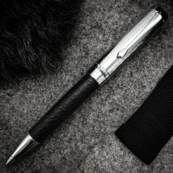 Conklin Duragraph Special Edition Royal Ballpoint Pen, Leather & Chrome