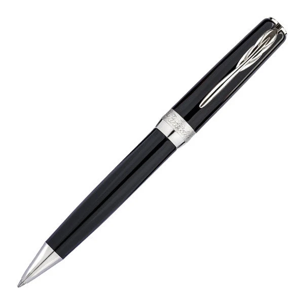 Pineider La Grande Bellezza Gemstone Ballpoint Pen, Stone Black