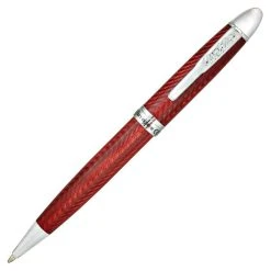 Conklin Herringbone Ballpoint Pen, Burgundy