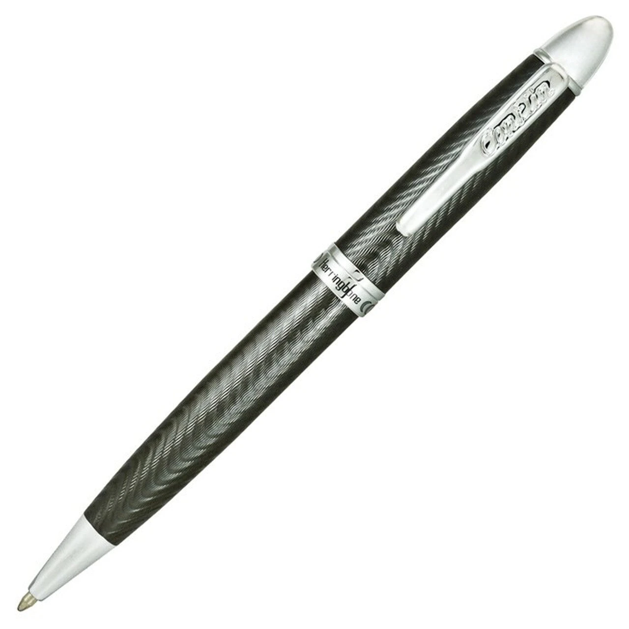 Conklin Herringbone Ballpoint Pen, Gunmetal