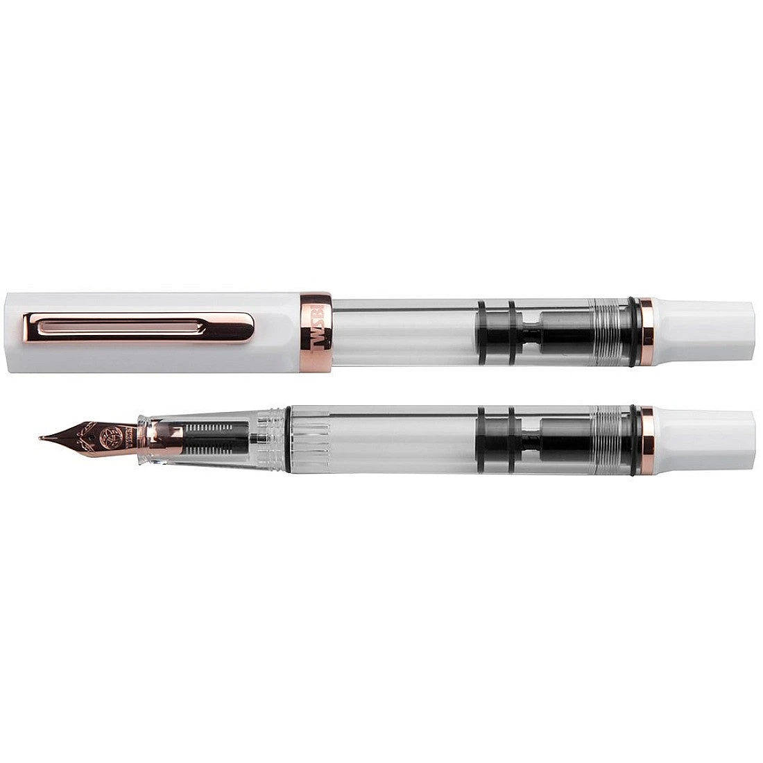 TWSBI ECO White Rose Gold Fountain Pen