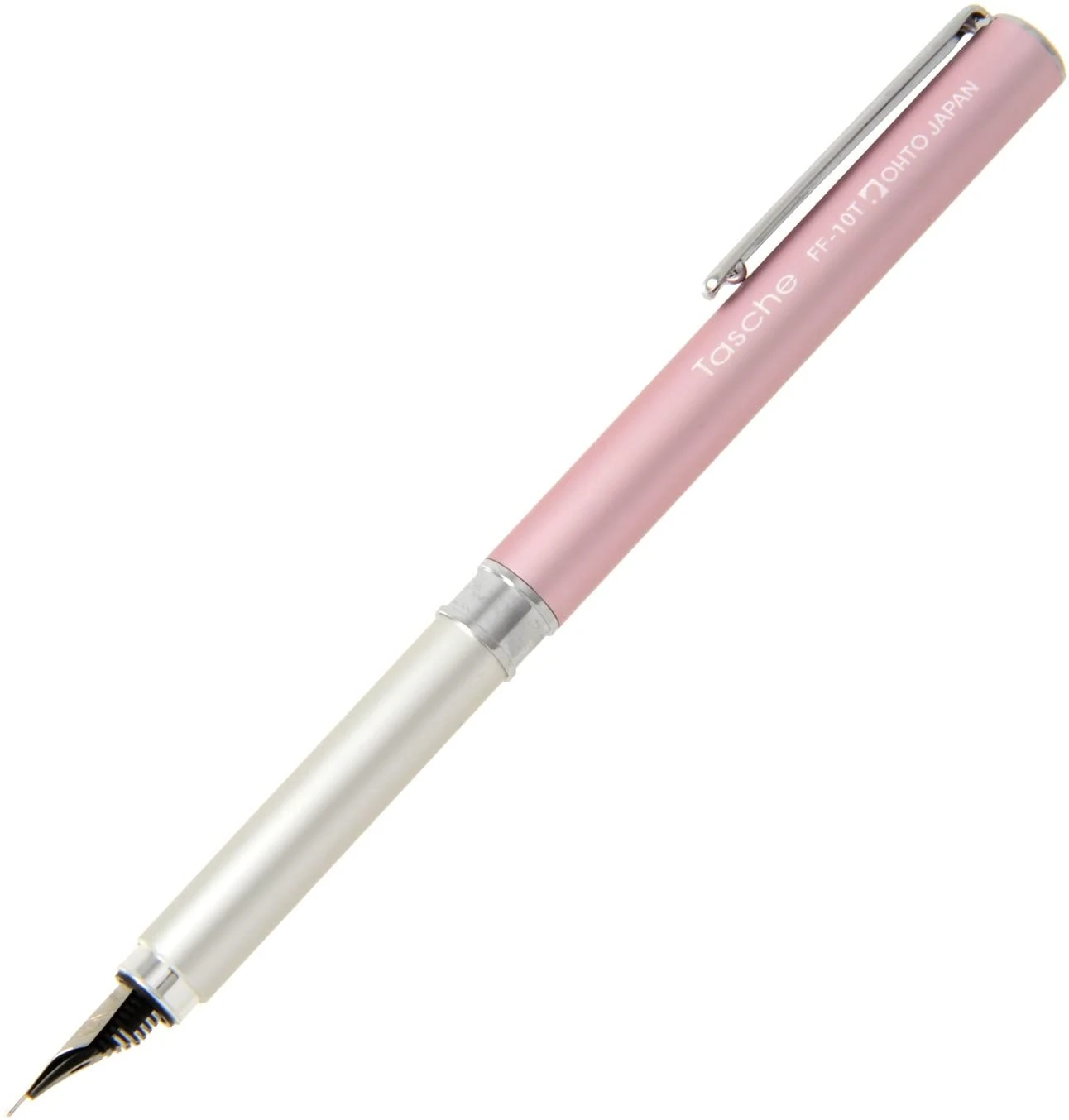 Ohto Tasche Pocket Fountain Pen, Pink - Image 2