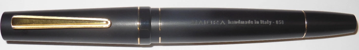 Maiora Impronte, Matte Black, Oversized Fountain Pen, Extra-Fine Nib - Image 2