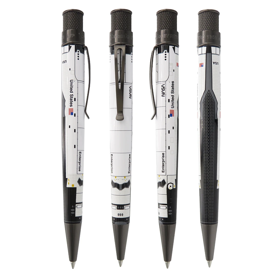 Retro 51 Limited Edition Tornado Rollerball Pen, Enterprise Shuttle - Image 2