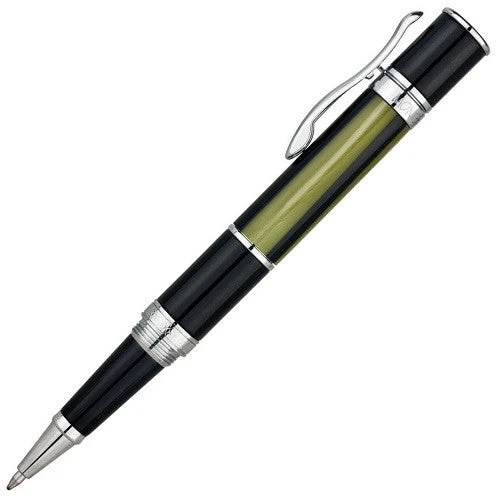 Monteverde Mini Jewelria Rollerball Pen - Green Stripe - Image 2