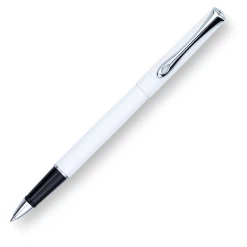 Diplomat Traveller Rollerball Pen, Snow White & Chrome