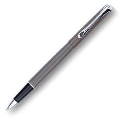 Diplomat Traveller Rollerball Pen, Taupe Grey & Chrome