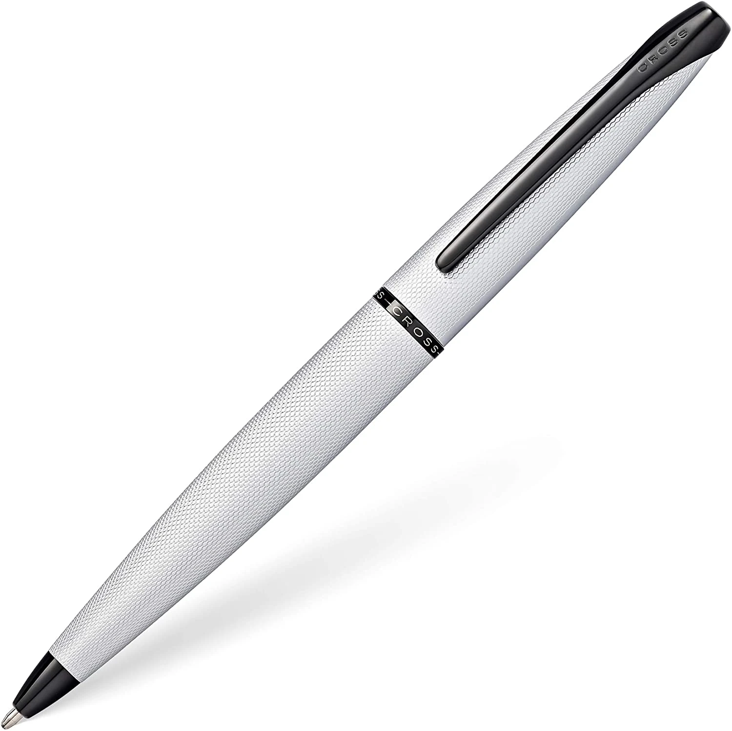 Cross® Cross ATX Ballpoint Pen, Brushed Chrome & Black