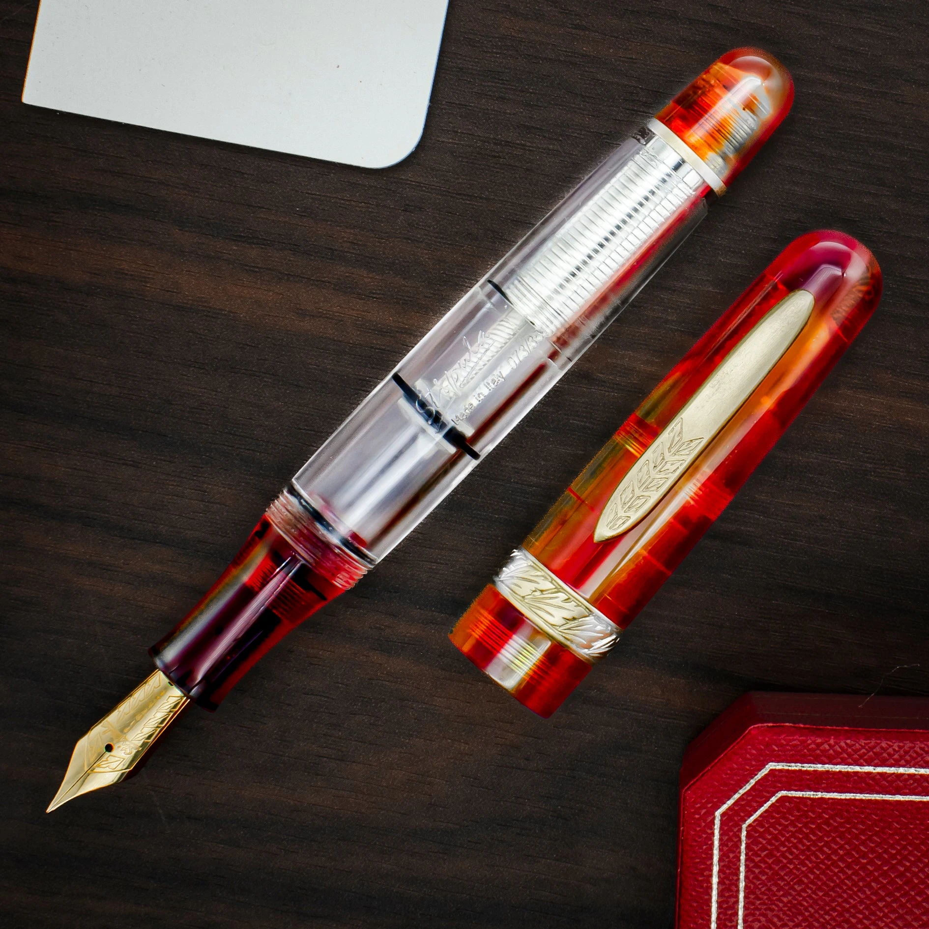 Stipula Etruria Rainbow Full Magma Limited Edition Fountain Pen