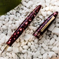 Tibaldi Bononia Limited Edition Vintage Pomegranate Fountain Pen, 18k Nib