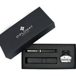 Diplomat Excellence A2 Fountain Pen Gift Set, Wave